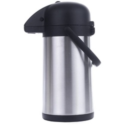 HI Pump-Isolierkanne Airpot 1,9/2,2/3 L Pumpkanne Isolierkanne, 2200 l, Thermo Kanne Kaffeekanne Edelstahl bunt 2200 l