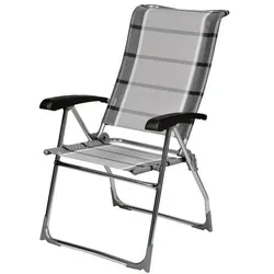 DUKDALF Campingstuhl Aspen silber anthrazit