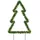 vidaXL Weihnachtsbaum mit Erdspießen und 80 LEDs 60 cm