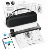 TATTMUSE Thermodrucker A4 Kit Unterstützt das Format A4/A5/B5, Bluetooth Mobiler Drucker, Lernen, Tragbarer Drucker Kompatibel mit Phone, Monochromer Reisedrucker Nur
