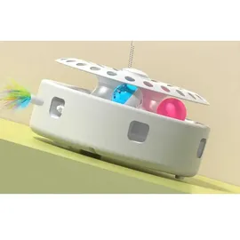 rojeco 3 In 1 Katzenspielzeug One Size Blau/Weiß/Gelb