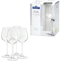 Van Well IDA Weingläser 38,0 cl, 4er Karton – Elegante Weingläser für vollendeten Weingenuss