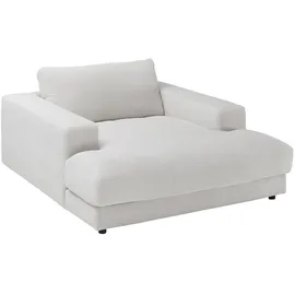 KAWOLA Sessel MADELINE Feincord 150 x 86 x 170 cm Weiß