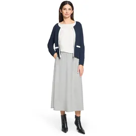 Betty Barclay Shirtjacke mit Struktur in Patch Dark Blue/Cream | Gr.: 46