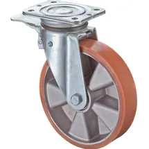 BS Rollen Lenkrolle N120.B90, m. Festst. m.Platte, Ø 100, B 40mm