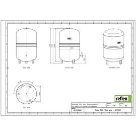 Reflex S 10 bar 270 l Grau