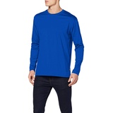 Trigema Herren Langarmshirt aus 100% Baumwolle«, (1 tlg.), blau