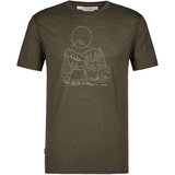 Icebreaker Herren Tech Lite III Sunset Camp T-Shirt (Größe S
