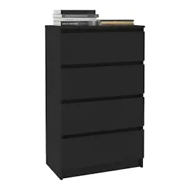 vidaXL Sideboard Schwarz 60x35x98,5 cm Holzwerkstoff