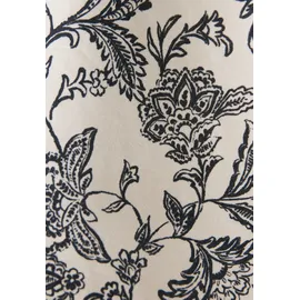 Seidensticker Midirock Damen Floral Schwarz/Weiß 40
