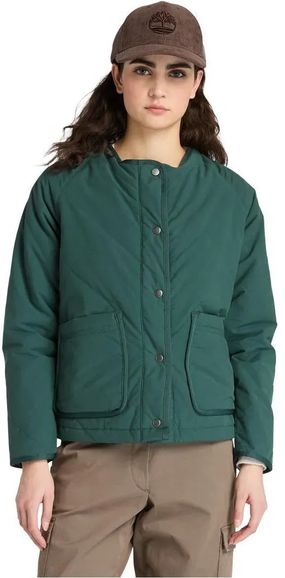 Timberland Womens Durable Water Repellent Quilted Jacket green gables XS