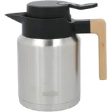 La Cafetiere Isolierkanne 1,2 l Silber