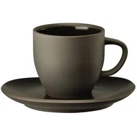 Rosenthal Junto Slate Grey Kaffeetasse mit Untertasse Set2