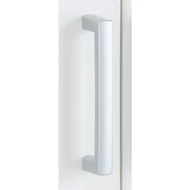 Priess Drehtürenschrank 230 x 193 x 56 cm Schwarz/Weiß
