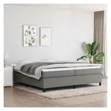 vidaXL Boxspringbettgestell 200 x 200 cm Dunkelgrau