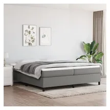 vidaXL Boxspringbettgestell 200 x 200 cm Dunkelgrau