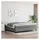 vidaXL Boxspringbettgestell 200 x 200 cm Dunkelgrau