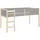 OTTO home Hochbett Janne 90 x 200 cm Kiefer grau