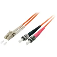 Equip Pro - Patch-Kabel - ST Einzelmodus (M) zu LC Single-Modus (M) - 15 m - Glasfaser - Duplex