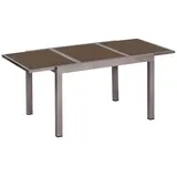 Merxx Ausziehtisch 200 x 90 x 75 cm braun