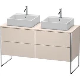 Duravit XSquare 140x54,8x77,8cm, 4 Ausz., stehend, Taupe