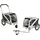Point S Dog Mini 12 Fahrradanhänger Grün/Beige