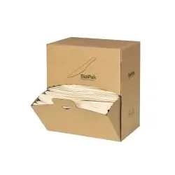 DUNI Einweggeschirr, Messer Spenderbox, Dinner, BioPak 192228 , 1 Karton = 5 Spenderbox à 400 Messer