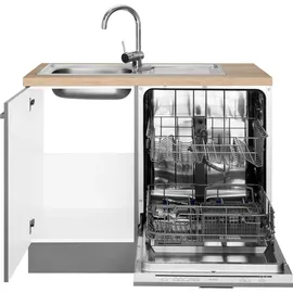 OPTIFIT Winkelküche L-Form Parma 215 cm braun