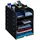 Relaxdays Schreibtisch Organizer mit Dokumentenablage 12 Fächer 34,5 x 25 x 32 cm Schwarz