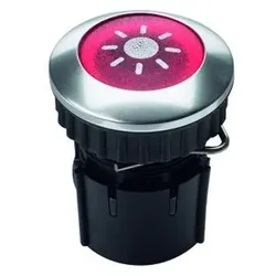 Klingeltaster Alu alu PROTACT UP rnd m.Bel mit Beleuchtung 13mm