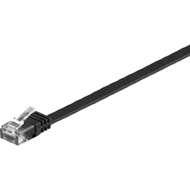 goobay Flachkabel U/UTP Cat6 schwarz 2,0m 95384