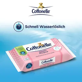 Cottonelle Feuchtes Toilettenpapier Sensitive Pflegend 12 x 42 St.