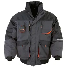 Terratrend Pilotenjacke dunkelgrau/schwarz Größe L