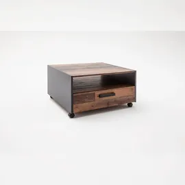 VCM Universal Couchtisch Braun Eiche 70 x 40 x 70 cm