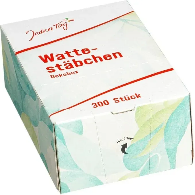 Jeden Tag Wattestäbchen Vollpapierbox