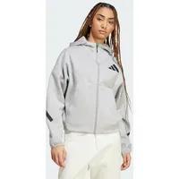Adidas Z.N.E. Zip-Hoodie - Medium Grey Heather - 2XS