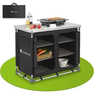 Juskys Campingküche Ruda - Schwarz