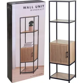 Koopmann International Regal SHADIA Bücherregal 43 x 33 x 153 cm Braun