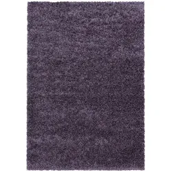 Hochflorteppich Shaggy Einfarbig Weich Flauschig Waschbar Strapazierfähig Schlafzimmer VIOLETT 240x340 cm – SPREE von Kadima Design