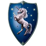 Holzspielerei Ritterschild Einhorn Unisex Einheitsgröße
