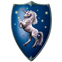Holzspielerei Ritterschild Einhorn Unisex Einheitsgröße