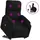 vidaXL Massagesessel mit Aufstehhilfe Polyester 89,5 x 103,5 x 0 cm Schwarz