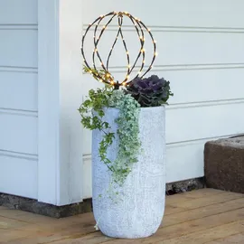 Star Trading LED-Kugel Sphere 104 LED warmweiß außen 50 schwarz