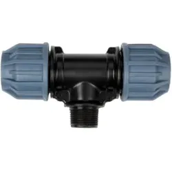 floraworld PP-T-Rohr-Verschraubung AG 19mm(3/4") für 25mm Rohr