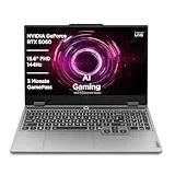 Lenovo LOQ Gaming AI Laptop | 15.6" Full HD 144Hz | NVIDIA GeForce RTX 5060 8GB | AMD Ryzen 7 250 | 16GB RAM | 1TB SSD | Win11 | QWERTZ | Weiss-Beleuchtete Tastatur | Grau | 3 Monate Game Pass