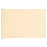 vidaXL Balkon-Sichtschutz Creme 800 x 120 cm PVC