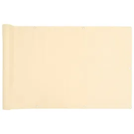 vidaXL Balkon-Sichtschutz Creme 800 x 120 cm PVC