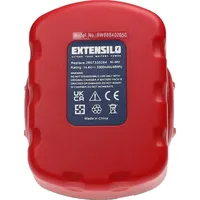 EXTENSILO 3x Akku kompatibel mit Cyklop CHT 300 Werkzeug