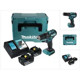 Makita DHP 483 RGJ Akku Schlagbohrschrauber 18 V 40 Nm + 2x Akku 6,0 Ah + Ladegerät + Makpac