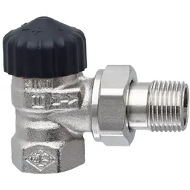 imi_hydronic Thermostat-Ventilunterteil Standard Eckform DN 32 vernickelt